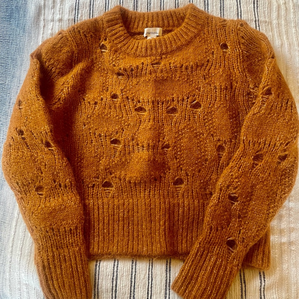 Alpaca/wool blend sweater